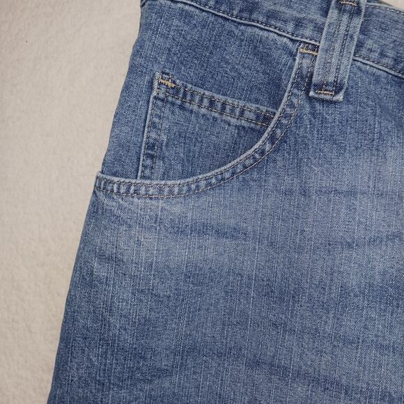 Wrangler Mens Carpenter Jean‎ Shorts Size 44R Relaxed Fit Blue Denim Cotton - Picture 4 of 9